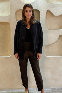 Casaco Veludo Diz Preto - comprar online