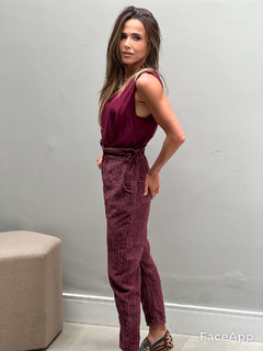 Calça Veludo Val Thorens Vinho - comprar online