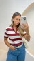 Blusa Trico listrada - loja online