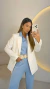 Blazer alfaiataria Andreia - comprar online