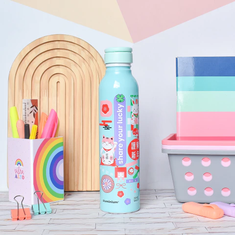 botella aluminio estampada - comprar online