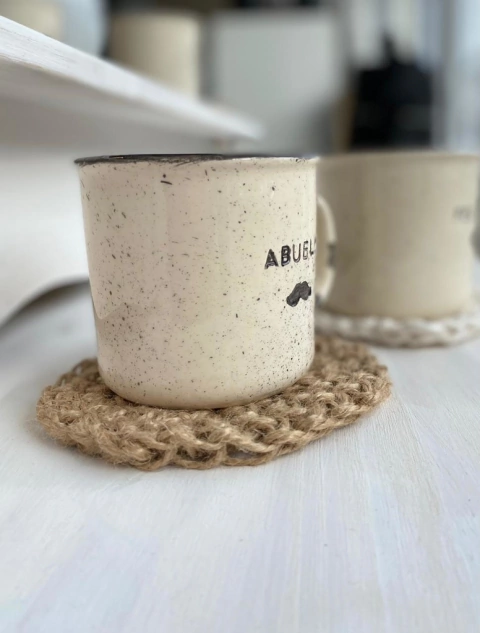 posavasos/posavelas hilo de yute