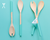 Cucharas para ensalada Mijo - comprar online