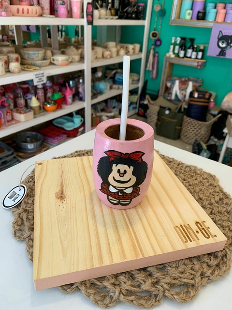 Tablita de madera Dinge