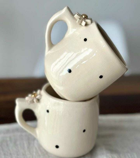 Taza Dot Cerámica Artesanal