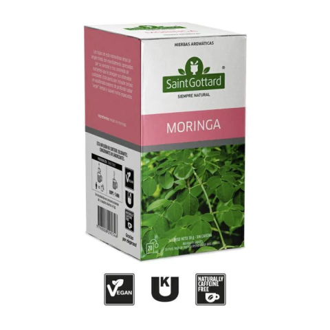 Te moringa caja x 20 saquitos (Saint Gottard) - comprar online