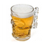 Caneca Chopp E Cerveja De Vidro Caveira Rock Style 510ml