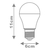 Lâmpada de Luz LED Branca 9W 6500K Elgin - comprar online