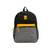 Mochila de Costas MF23081 Com Detalhes em Amarelo