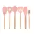 Utensílios domésticos De silicone Rosa