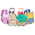 Mochila Com Rodinhas Pets Infantil Unissex Escolar Zoo Clio