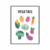 Quadro Infantil Educativo - Vegetais