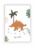 Quadro Infantil - Dinossauro Estegossauro na internet