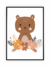 Quadro Infantil - Ursinha Boho