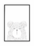 Quadro Infantil - Urso Minimalista Sabrin - comprar online