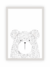 Imagem do Quadro Infantil - Urso Minimalista Sabrin