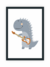 Quadro Infantil - Dinossauro Guitarrista - loja online