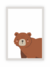 Quadro Infantil Floresta - Urso
