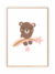 Quadro Infantil - Ursinha Estrela Cadente