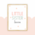 Quadro Infantil - Little Sister  Nome 