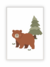 Quadro Infantil Bosque - Urso na internet