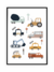 Quadro Infantil - Transportes - comprar online