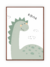 Quadro Infantil - Dinossauro - Aluria Kids| Quadros Infantis 