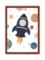 Quadro Infantil Espaço - Foguete - comprar online