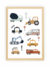 Quadro Infantil - Transportes