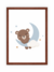 Quadro Infantil - Ursinho Lua - comprar online