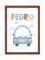 Quadro Infantil - Nome e carrinho - comprar online