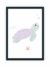 Quadro Infantil Fundo do Mar - Tartaruga - loja online