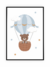 Quadro Infantil - Ursinho Balão - comprar online