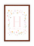 Quadro Infantil - Nome Floral Candy - comprar online