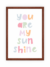Quadro Infantil - You Are My Sunshine - comprar online