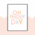 Quadro Infantil - Oh Happy Day