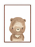 Quadro Infantil Aquarela - Urso