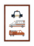 Quadro Infantil - Transportes No2 - comprar online