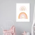 Quadro Infantil - Duo Arco Íris 