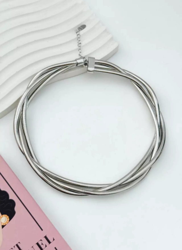 Collar Tega Silver thumbnail 2