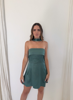 VESTIDO COTI C TEAL - comprar online