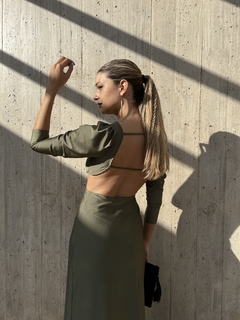 VESTIDO REGINA GREEN - tienda online