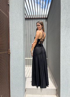 VESTIDO HERA BLACK GLITTER - Nina Na House