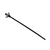 Precinto 2,5Mm X 100Mm (Pack 100) Negro Con Punta De Montaje A Presion