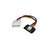 Cable Sata Power a Molex (alimentación corriente) 4 pines con traba
