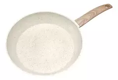 SARTÉN INDUCCIÓN 24CM GRANITO CREAM
