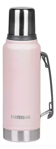 TERMO CON ASA 1000ML ROSA - comprar online