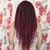 LACE FRONT HD 13X4 CACHEADA VIRGINIA MARSALA - BIO PROTEÍNA - loja online
