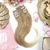 APLIQUE TIC TAC INVISÍVEL LATERAL LISO OMBRE LOIRO - FIBRA EUROPEIA (2 TELAS) - Bella Hair