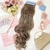 Imagem do MEGA HAIR ADESIVO CABELO FIBRA EUROPEIA ONDULADO CASTANHO CLARO COM LUZES 50/55/60/65/70CM - 4 TIRAS